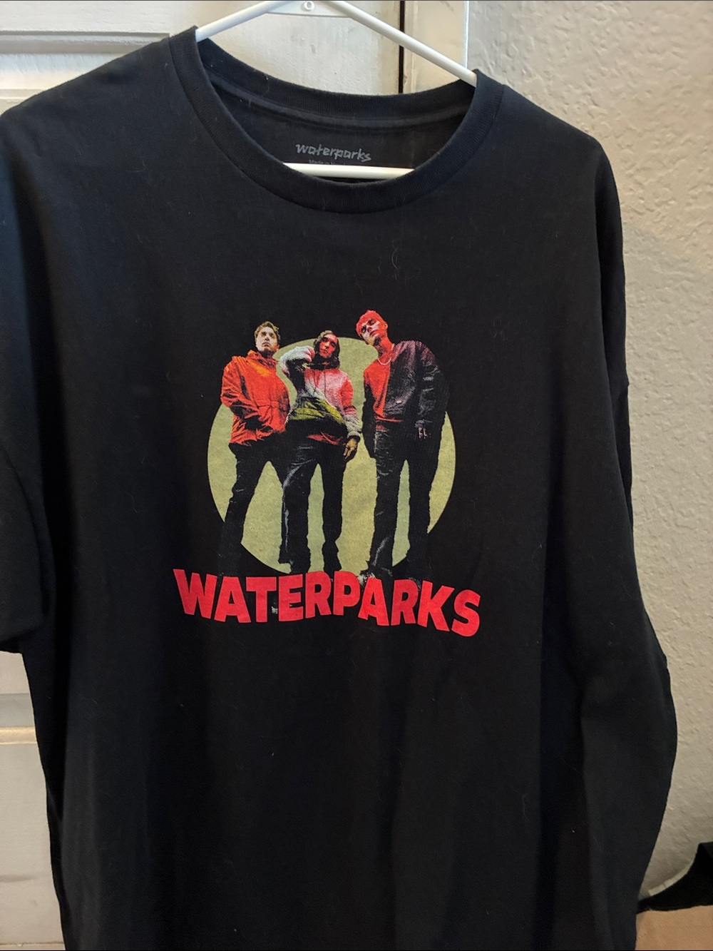 Waterparks Band Black Graphic Tee - Red Logo
